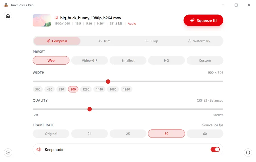 JuicePress on Windows